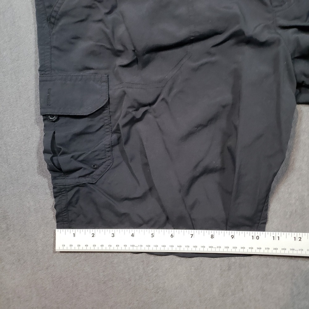 Columbia Hiking Shorts Womens 14 Black Cargo Pockets Lightweight Outdoor - Picture 6 of 10